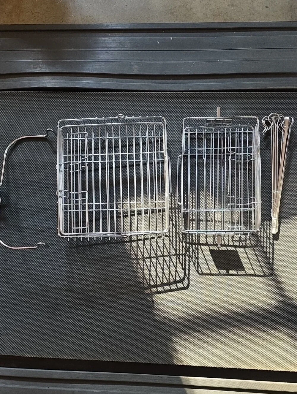 Stainless Steel Grill Basket Set - Silver